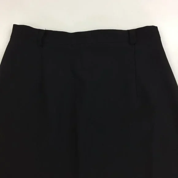D&G DOLCE & GABBANA Basic Italy Black High Slit Front Skirt - Picture 10 of 16